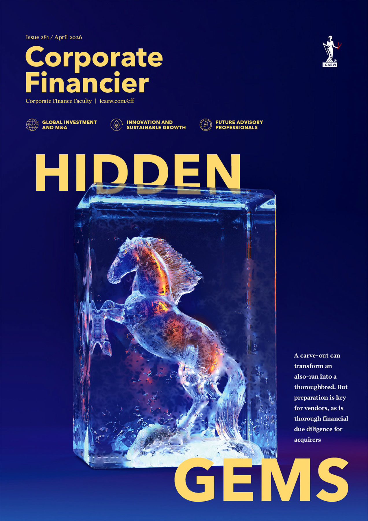 Corporate Financier Front cover Ice horse