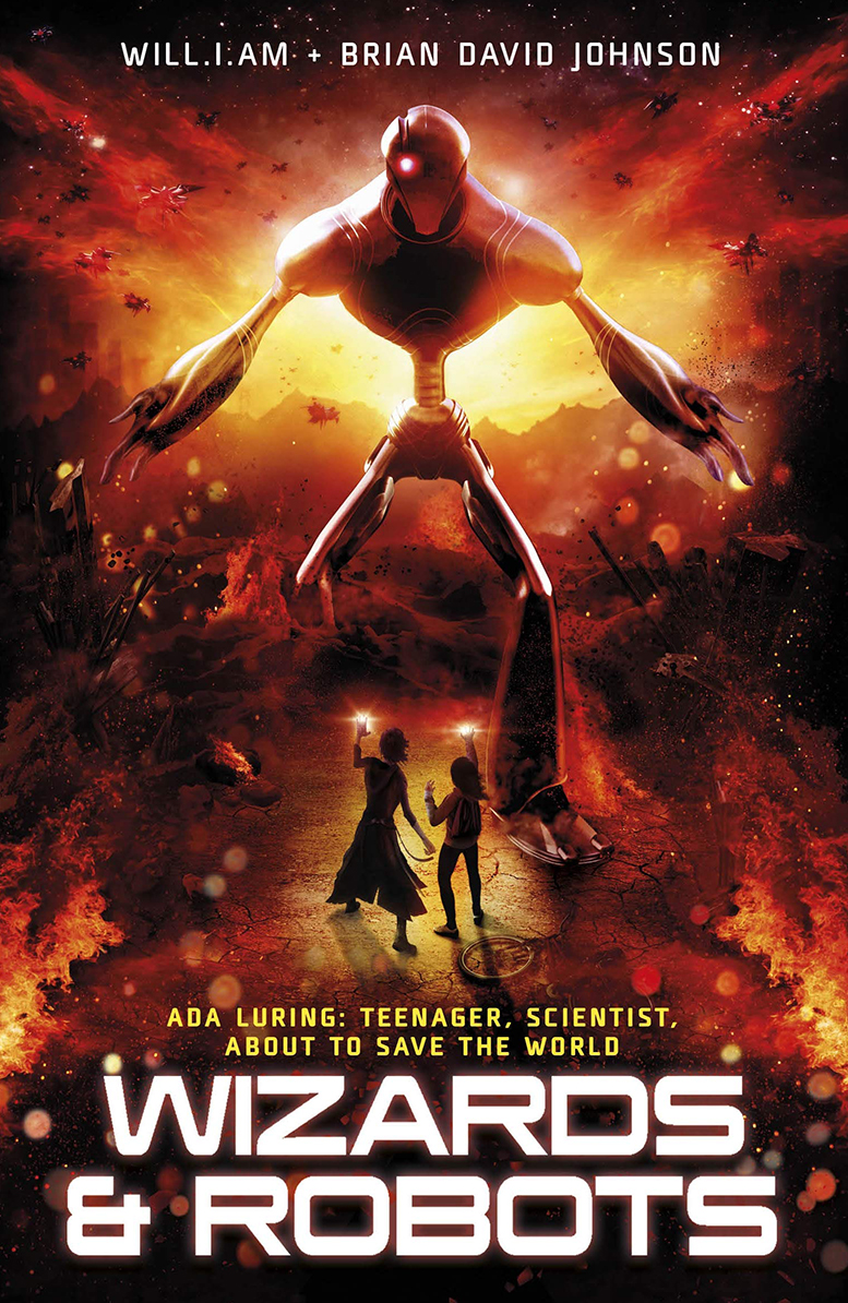 Will.I.AM & Brian johnson Boock Cover - Wizards and Robots